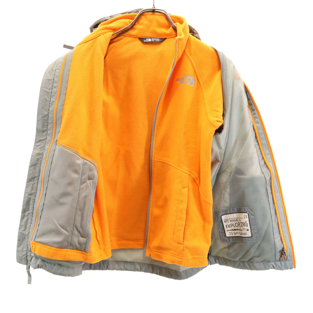 THE NORTH FACE ノースフェイス NF0A2SWA ドライベント ジャケット M グレー フリースライナー付き キッズ