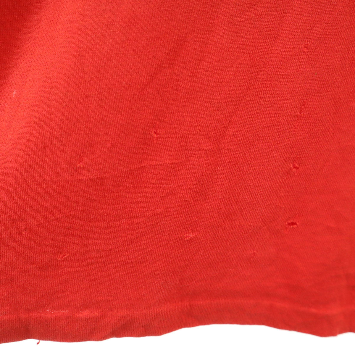 OLD オールド 80s USA製 5分袖 Tシャツ XL レッド シングルステッチ メンズ