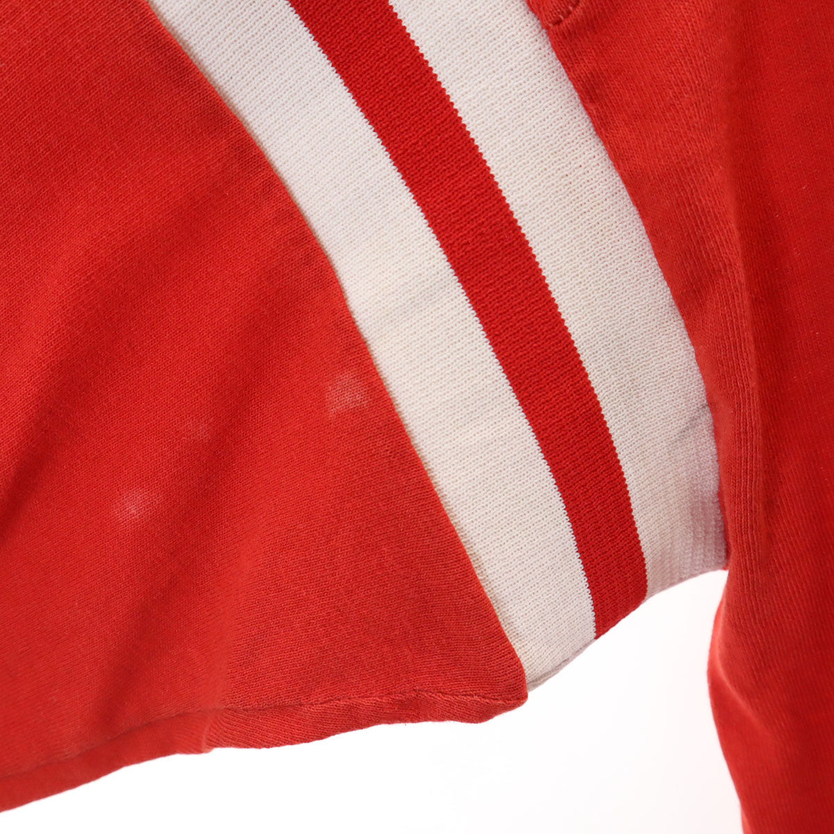 OLD オールド 80s USA製 5分袖 Tシャツ XL レッド シングルステッチ メンズ