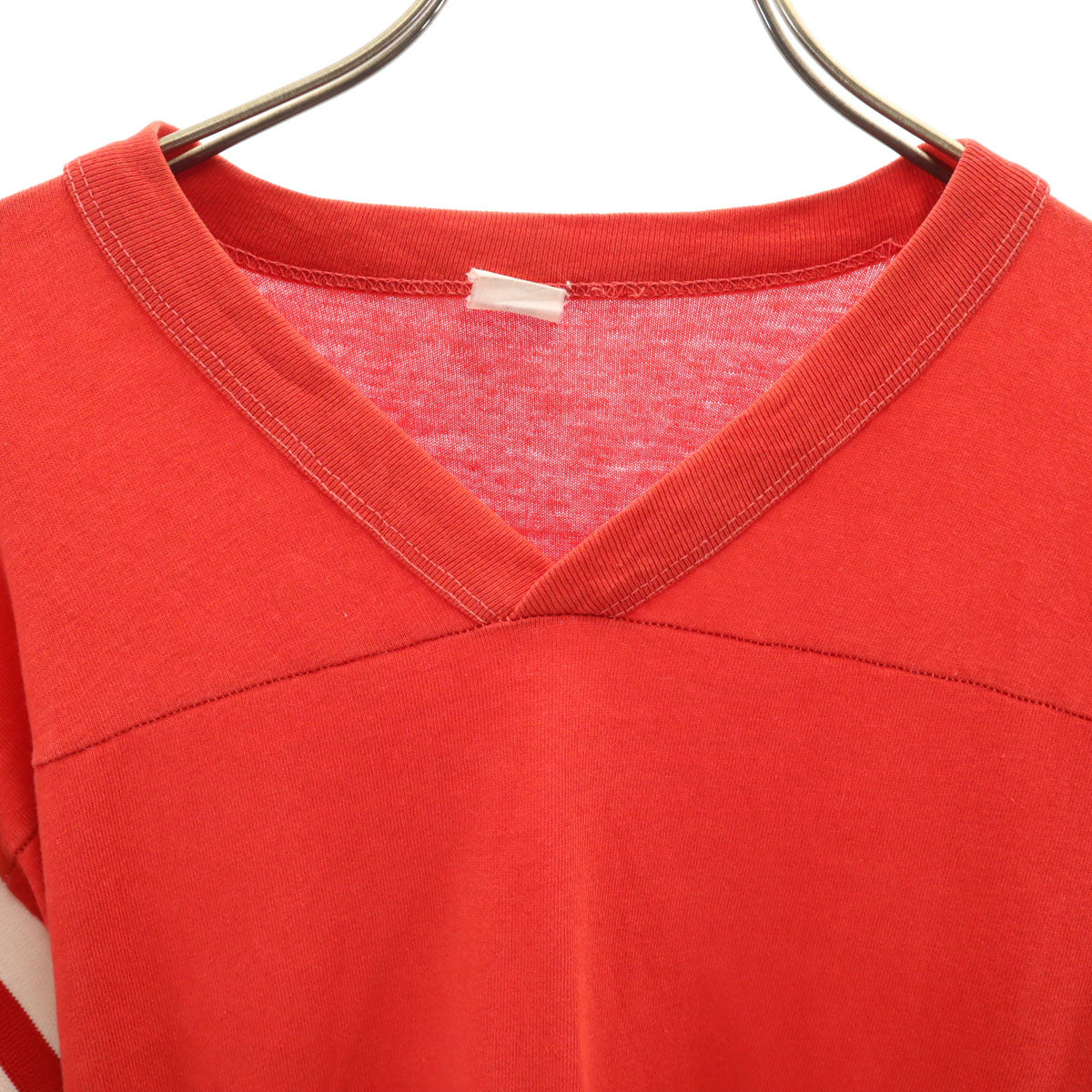 OLD オールド 80s USA製 5分袖 Tシャツ XL レッド シングルステッチ メンズ