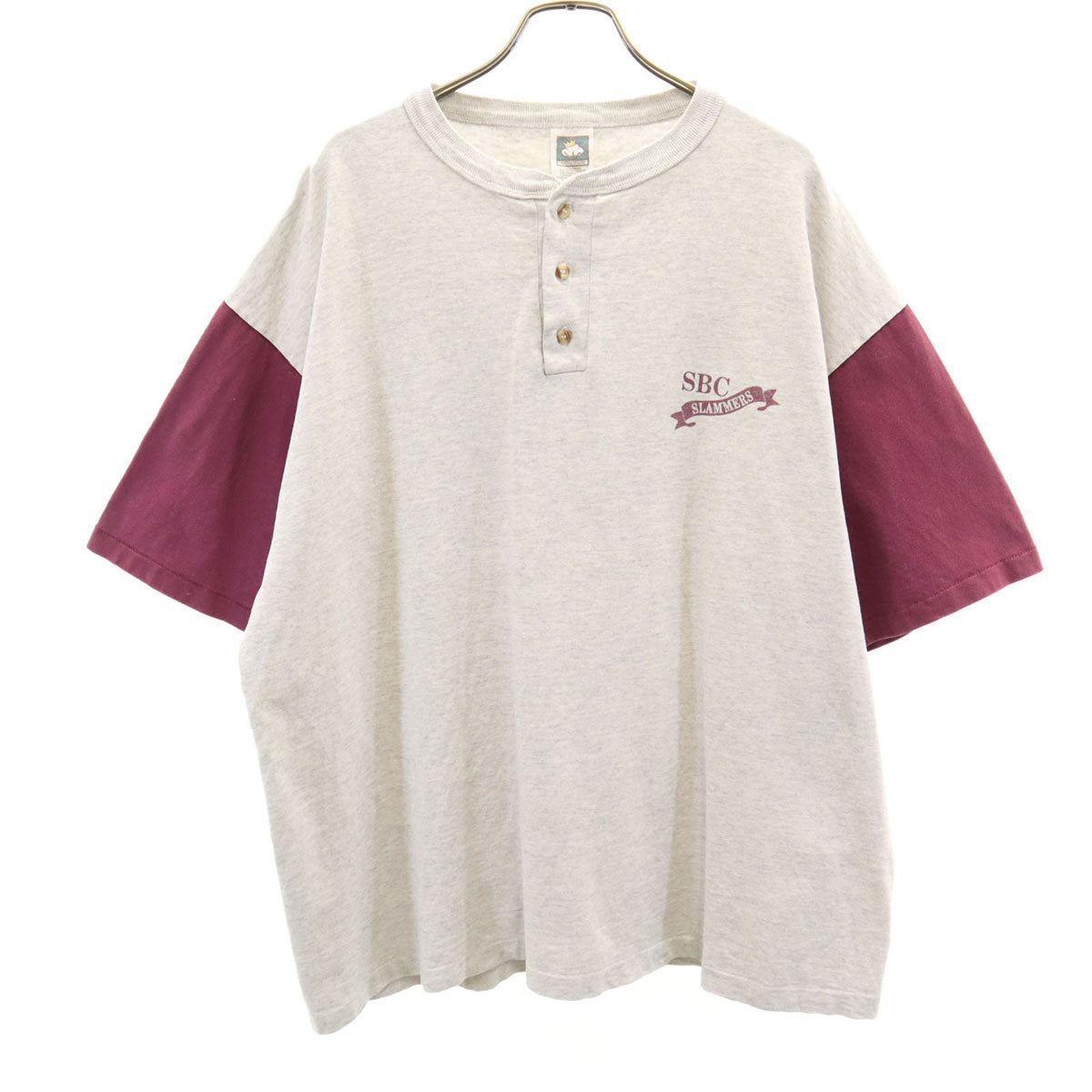 COTTON DELUXE コットンデラックス 90s USA製 オールド 半袖 Tシャツ XL グレー シングルステッチ メンズ