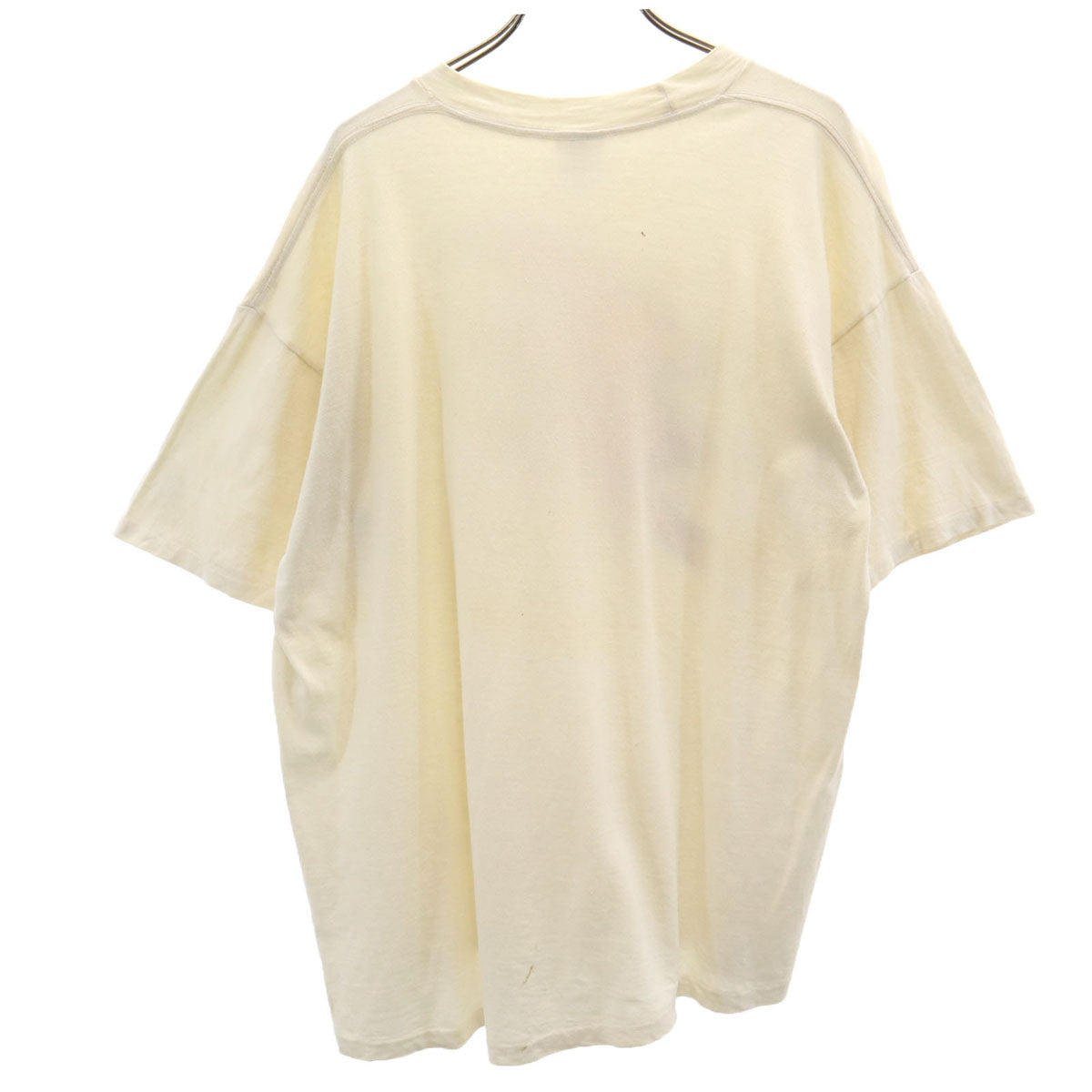 OKINA 90s オールド 半袖 Tシャツ XL クリーム シングルステッチ メンズ