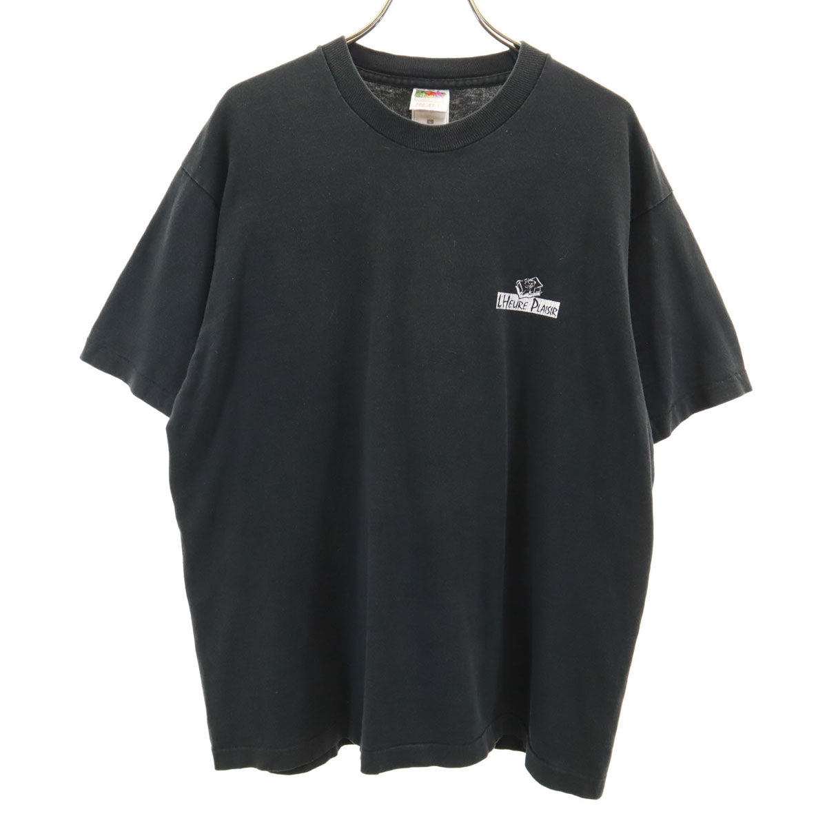 FRUIT OF THE LOOM フルーツオブザルーム 90s オールド カナダ製 半袖 Tシャツ L ブラック シングルステッチ メンズ