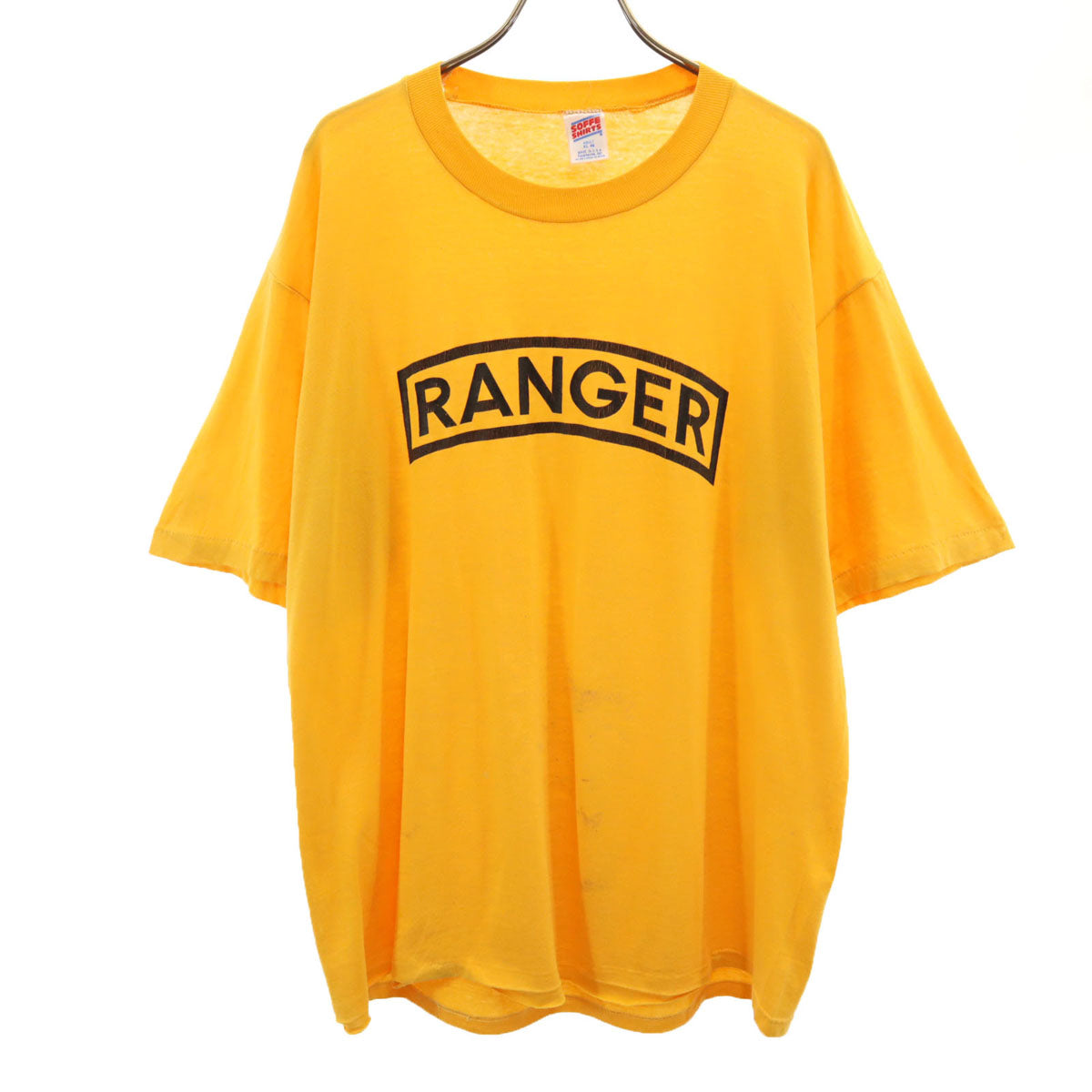SOFFE ソフィー 90s USA製 オールド 半袖 Tシャツ XL イエロー シングルステッチ メンズ