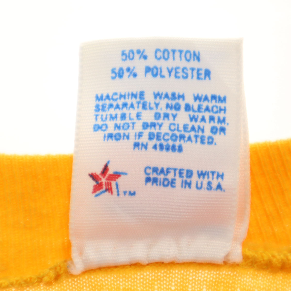 SOFFE ソフィー 90s USA製 オールド 半袖 Tシャツ XL イエロー シングルステッチ メンズ