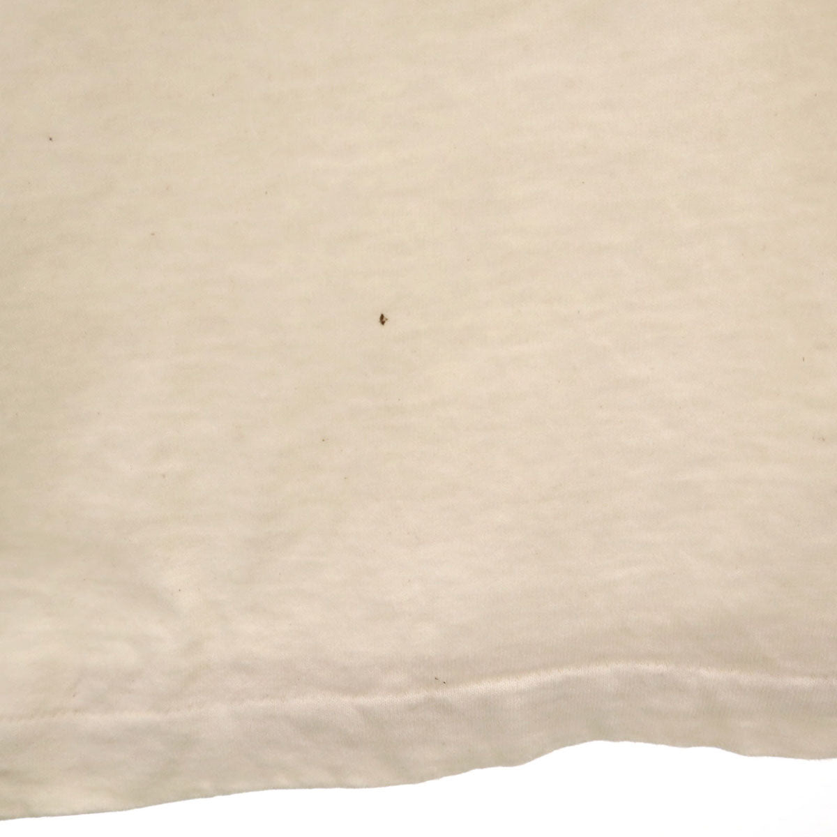 OLD オールド 90s 足跡プリント 半袖 Tシャツ クリーム シングルステッチ メンズ