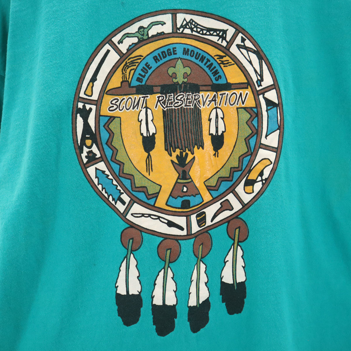 FRUIT OF THE LOOM フルーツオブザルーム 90s USA製 オールド 半袖 Tシャツ XXL グリーン系 ビックサイズ シングルステッチ メンズ