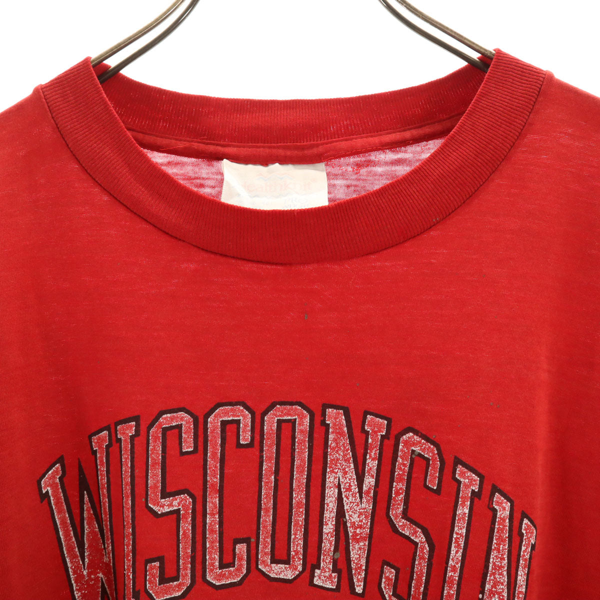 Healthknit ヘルスニット 90s オールド 半袖 Tシャツ XL 赤 シングルステッチ メンズ