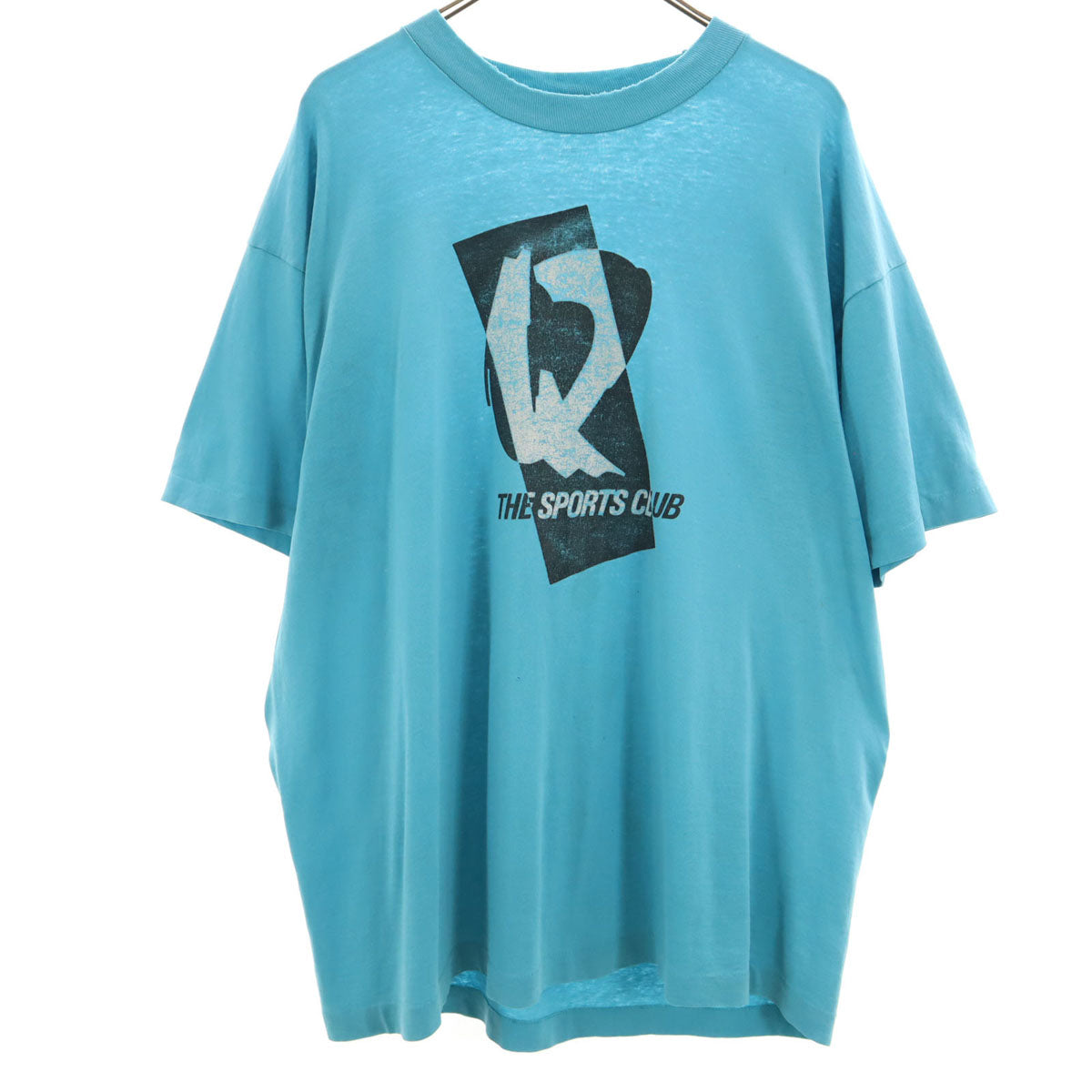 FRUIT OF THE LOOM BEST フルーツオブザルーム ベスト 90s USA製 オールド スポーツクラブ 半袖 Tシャツ XL 水色 シングルステッチ メンズ