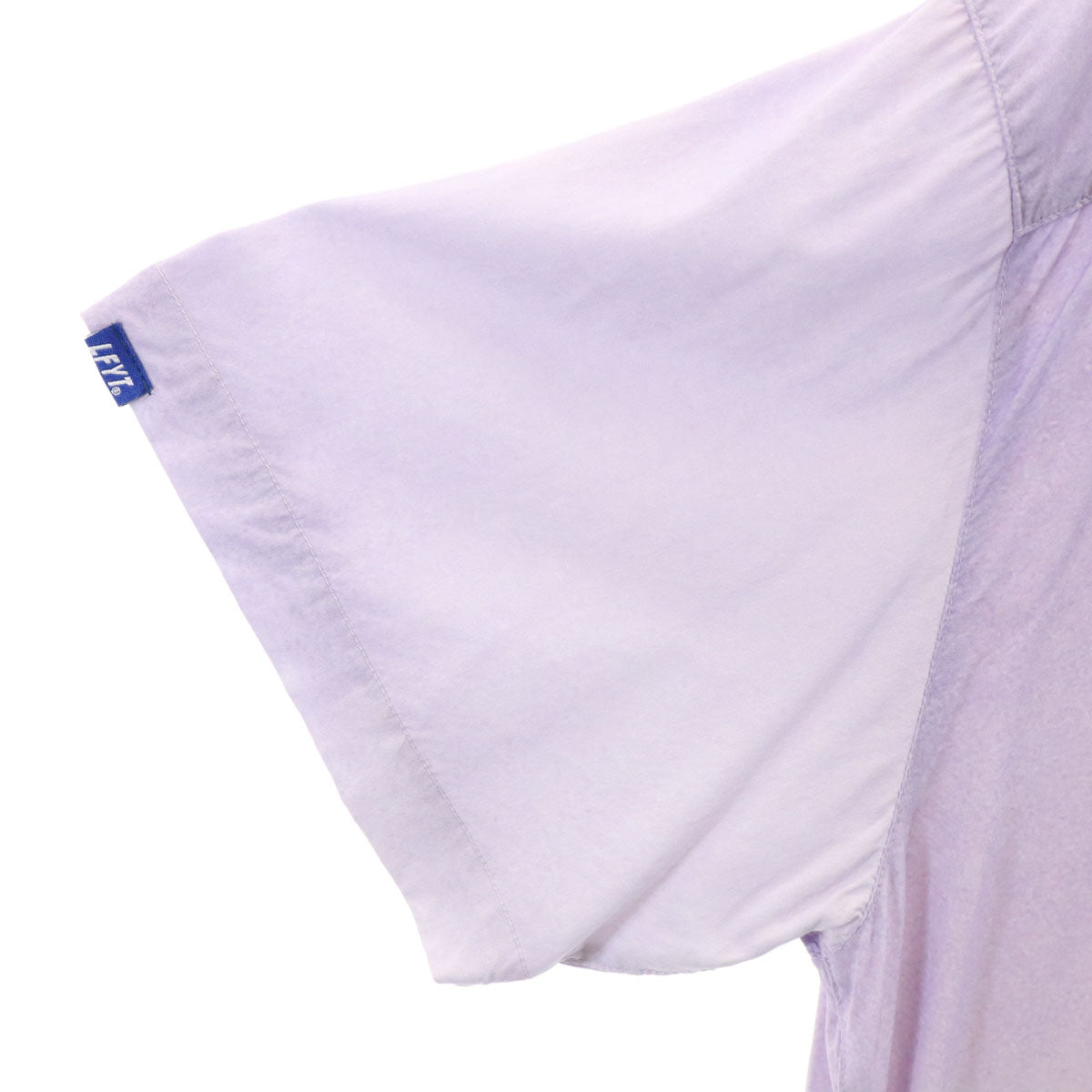 LFYT エルエフワイティー フォトグラフィック ツインタワー 半袖 オールドニューヨーク オープンカラーシャツ L パープル メンズ