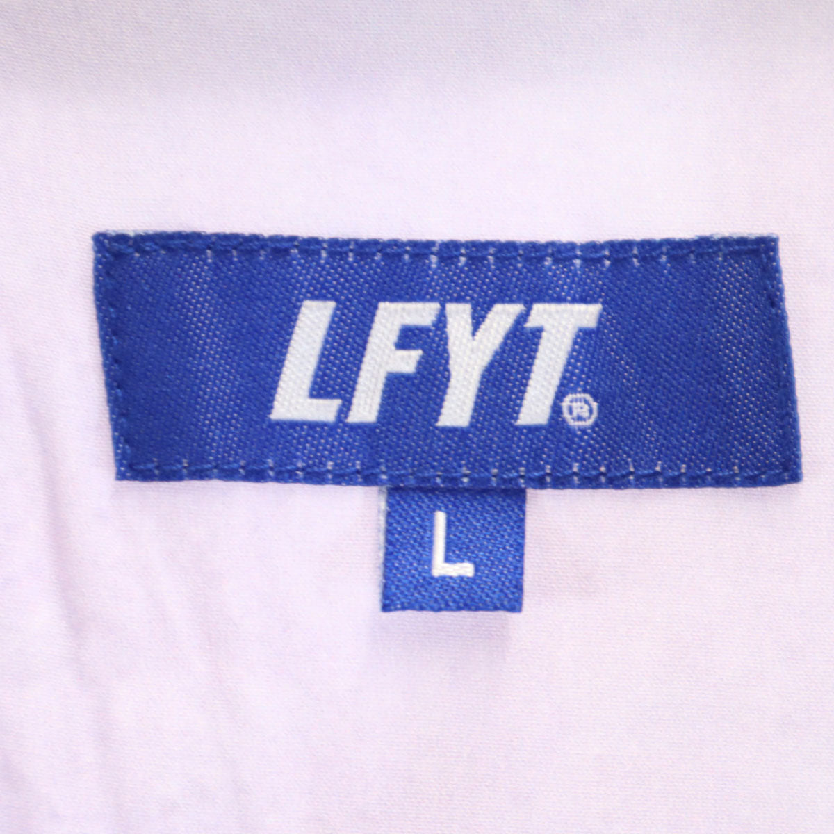 LFYT エルエフワイティー フォトグラフィック ツインタワー 半袖 オールドニューヨーク オープンカラーシャツ L パープル メンズ