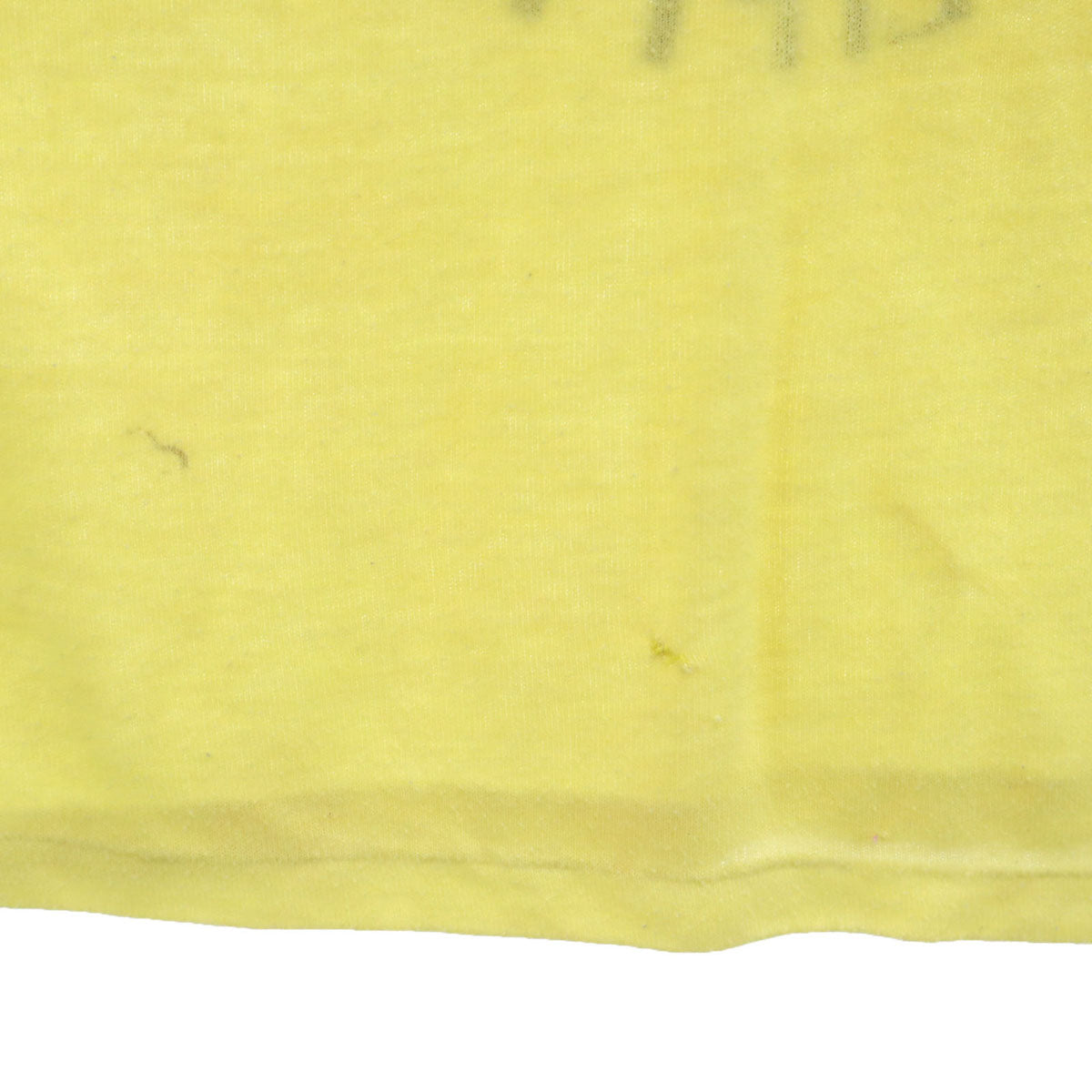 VINTAGE ヴィンテージ 80s 半袖 Tシャツ イエロー シングルステッチ メンズ