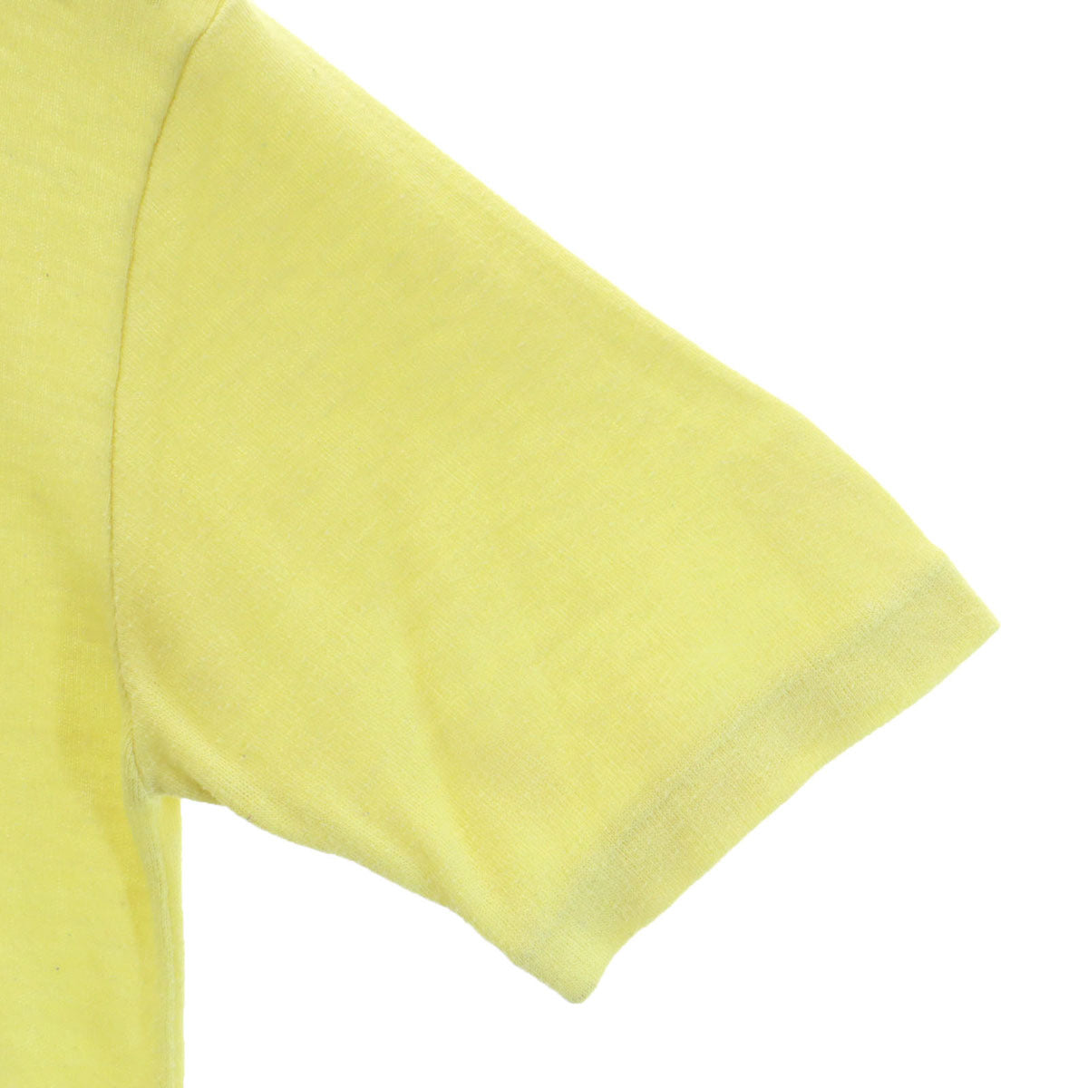 VINTAGE ヴィンテージ 80s 半袖 Tシャツ イエロー シングルステッチ メンズ