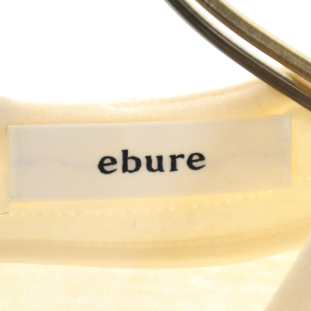 ebure エブール 日本製 ウール 長袖 ニット 38 アイボリー トップス レディース