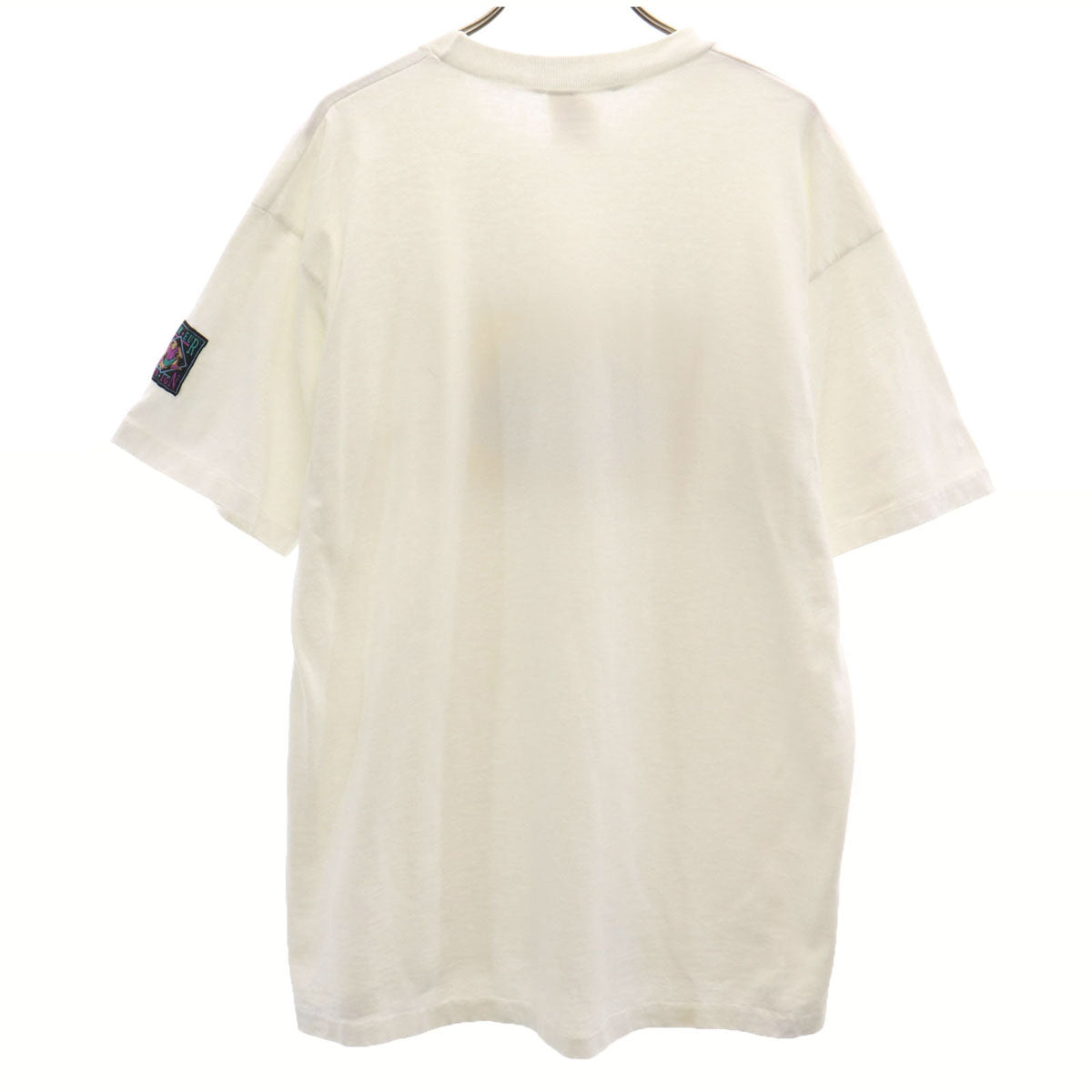 HUMEUR DESIGN 90s カナダ製 オールド プリント 半袖 Tシャツ XL ホワイト シングルステッチ メンズ