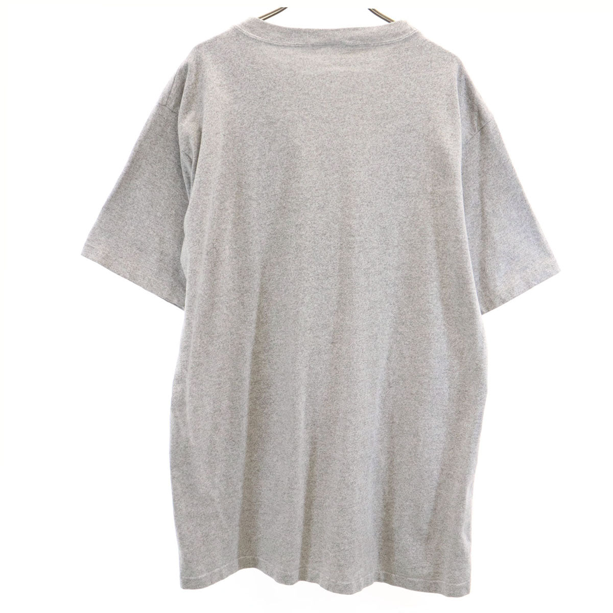 OLD オールド 90s プリント 半袖 Tシャツ グレー シングルステッチ メンズ