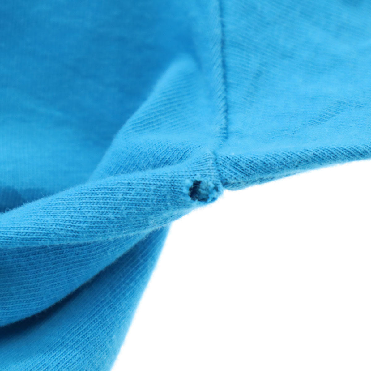 Hanes ヘインズ 80s 90s USA製 BEEFY-T オールド エスキモージョーズ プリント 半袖 Tシャツ L ブルー シングルステッチ メンズ