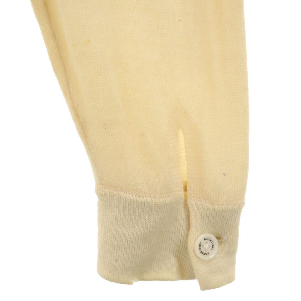 BLACK LABEL CRESTBRIDGE ブラックレーベルクレストブリッジ 長袖 Vネック セーター 2 生成り ニット メンズ