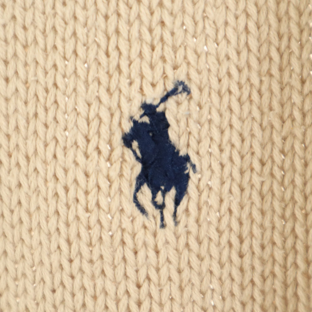 Polo by Ralph Lauren ポロバイラルフローレン 長袖 ニット M ベージュ セーター メンズ