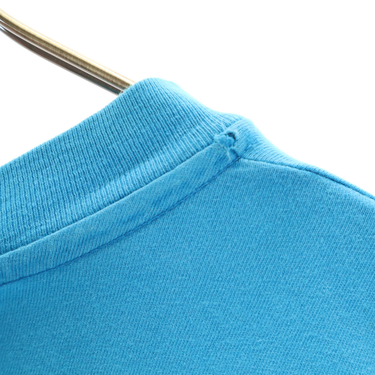 Hanes ヘインズ 90s USA製 オールド Day Camp 半袖 Tシャツ XXL 水色 シングルステッチ BEEFY-T ビッグサイズ メンズ