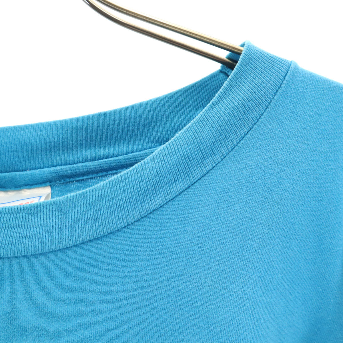 Hanes ヘインズ 90s USA製 オールド Day Camp 半袖 Tシャツ XXL 水色 シングルステッチ BEEFY-T ビッグサイズ メンズ