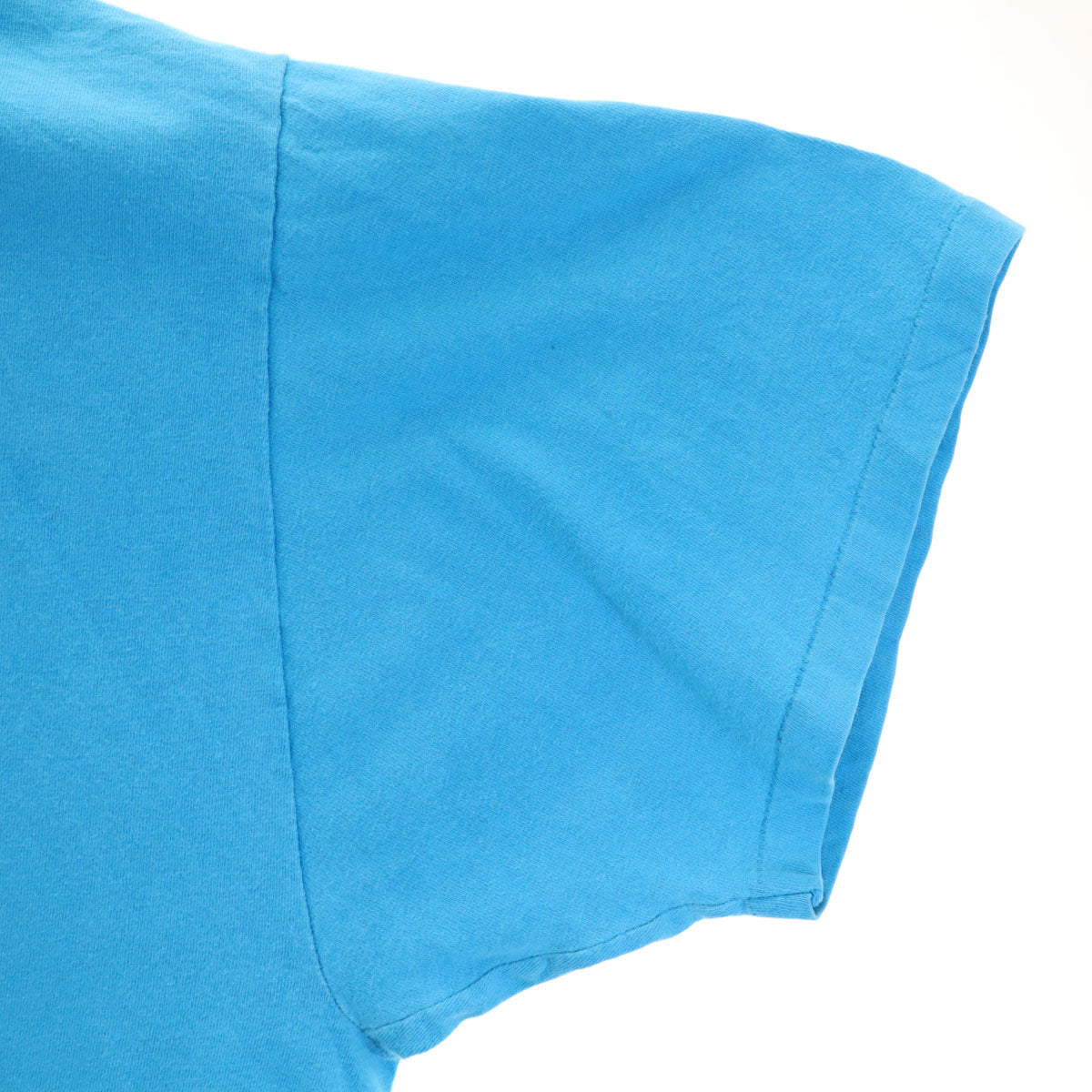 Hanes ヘインズ 90s USA製 オールド Day Camp 半袖 Tシャツ XXL 水色 シングルステッチ BEEFY-T ビッグサイズ メンズ