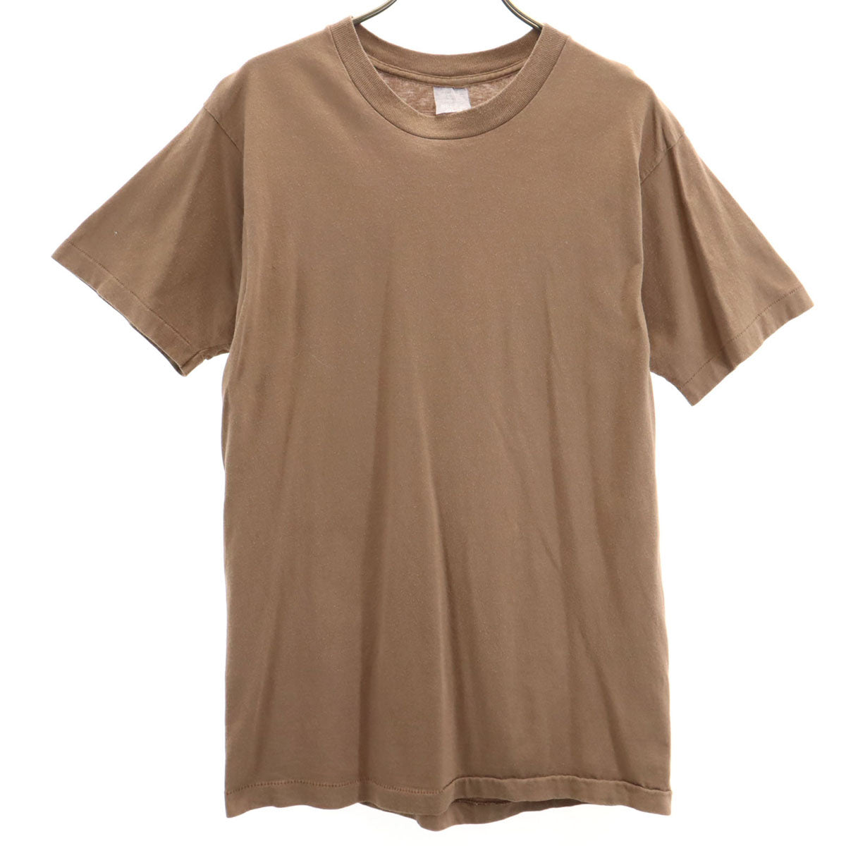 DPSO BY BVD 90s オールド 半袖 Tシャツ L ブラウン シングルステッチ 無地 メンズ