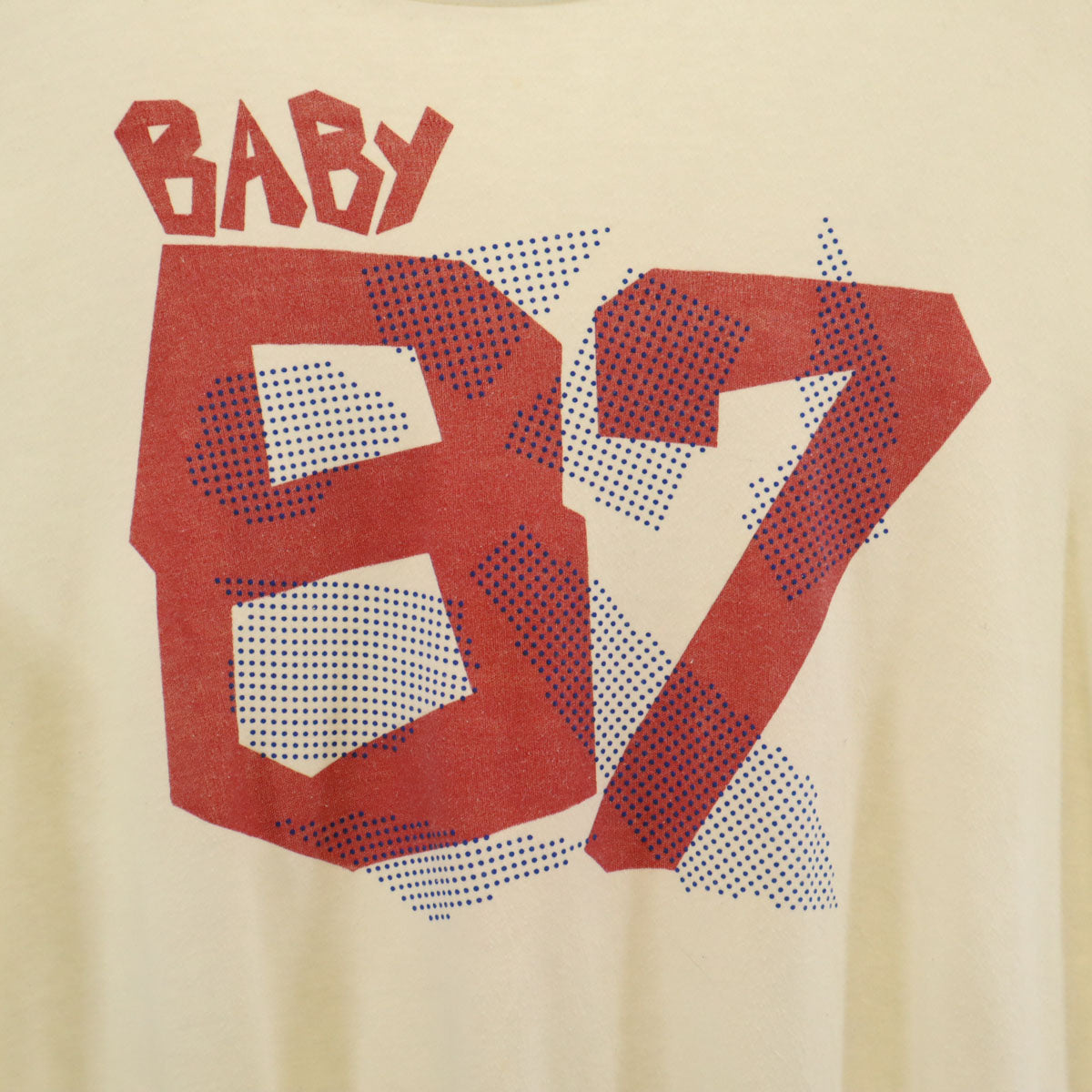 Lorelei 80s USA製 ヴィンテージ BABY 87 半袖 Tシャツ アイボリー レディース