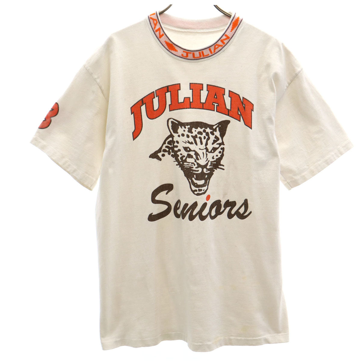 OLD オールド 90s JULIAN SERIARS 半袖 Tシャツ ホワイト シングルステッチ メンズ