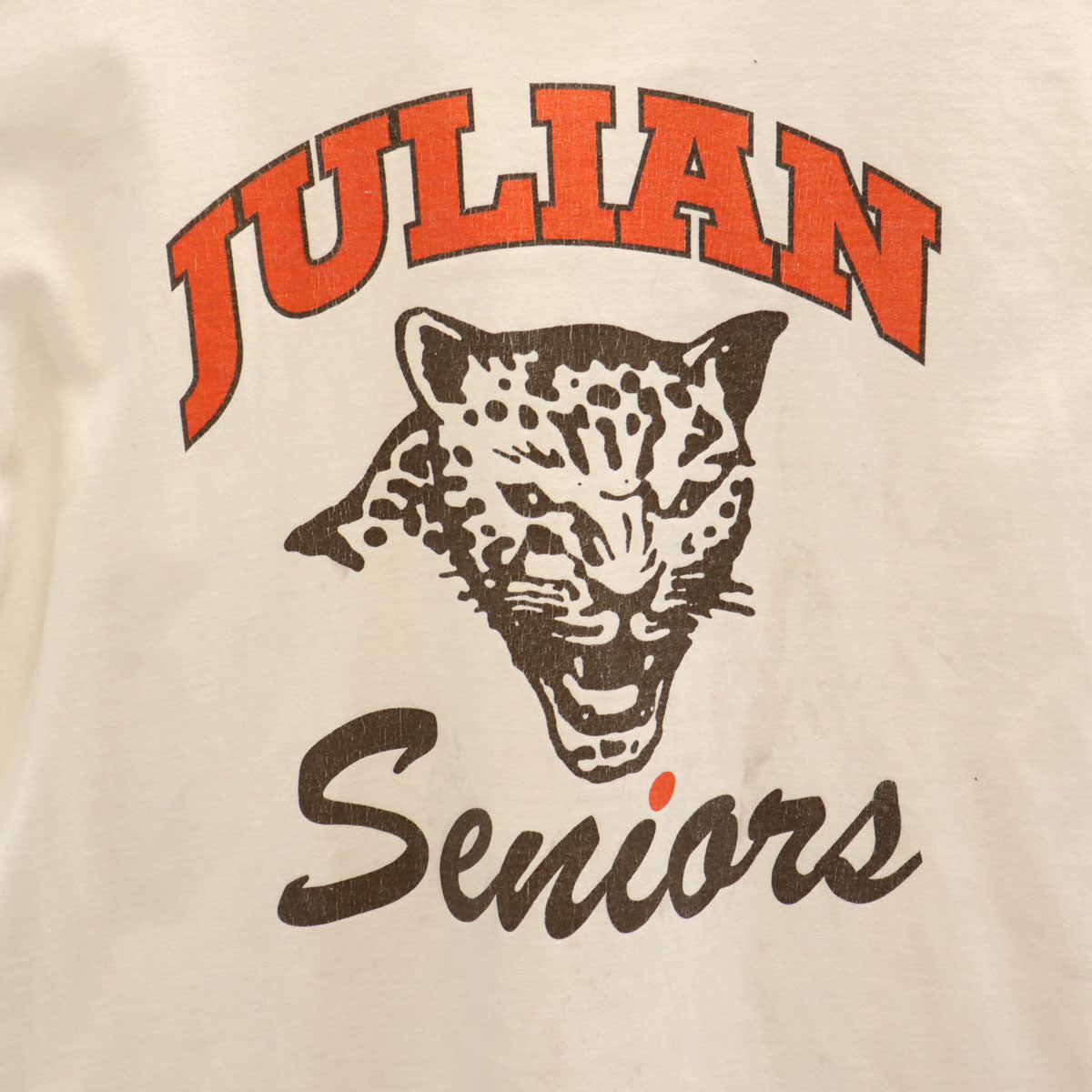 OLD オールド 90s JULIAN SERIARS 半袖 Tシャツ ホワイト シングルステッチ メンズ