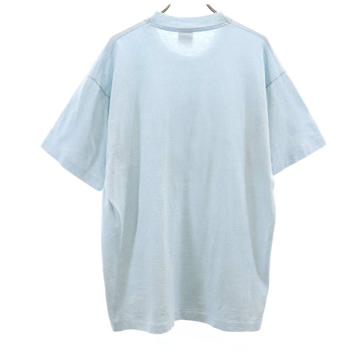 SCREEN STARS BEST スクリーンスターズベスト 90s USA製 オールド HOMER NY 半袖 Tシャツ XL 水色 シングルステッチ メンズ