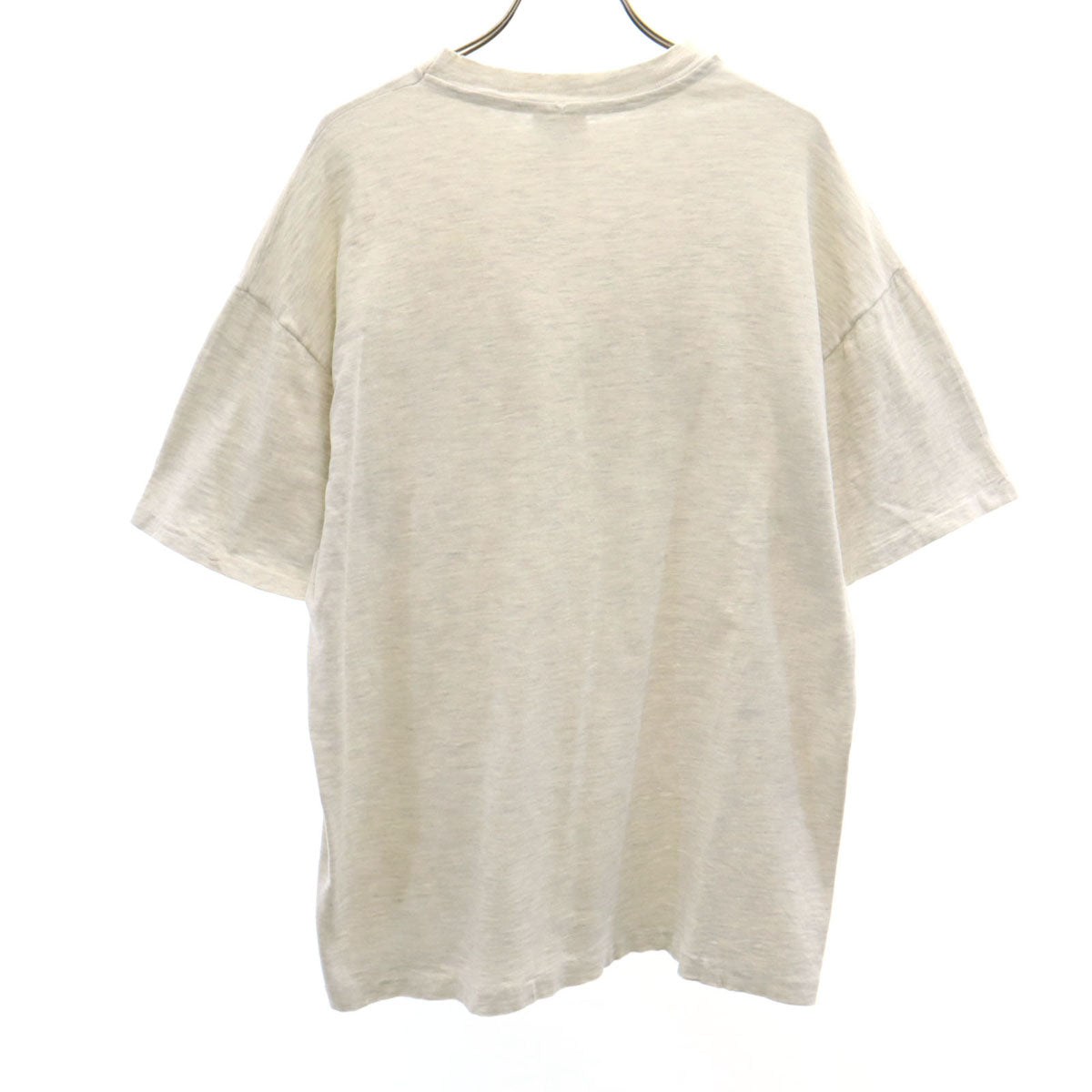 Hanes ヘインズ 90s USA製 オールド キャタピラー Michigan CAT 半袖 Tシャツ L グレー シングルステッチ BEEFY-T メンズ