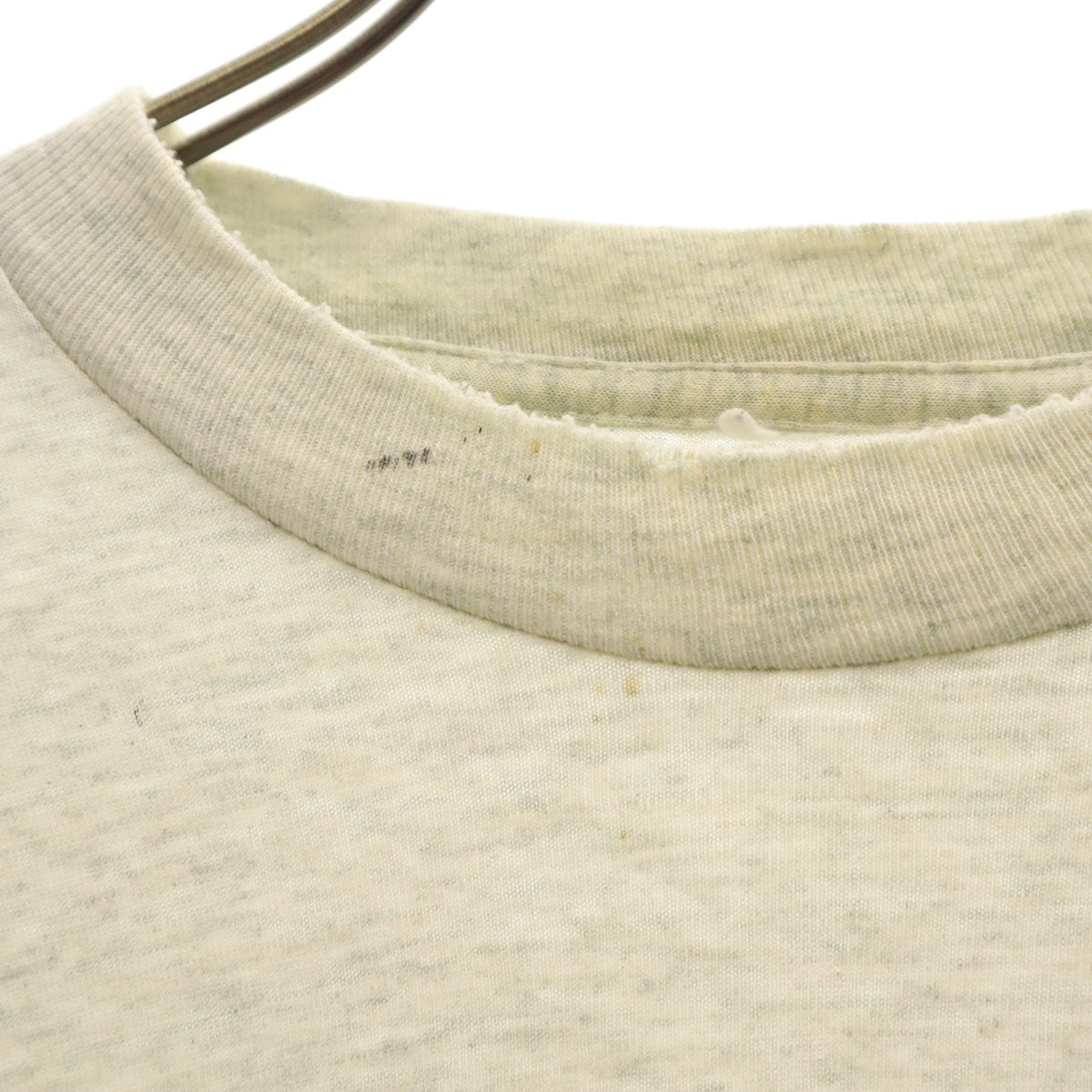 OLD オールド 90s バックプリント 半袖 Tシャツ グレー シングルステッチ アニマル メンズ