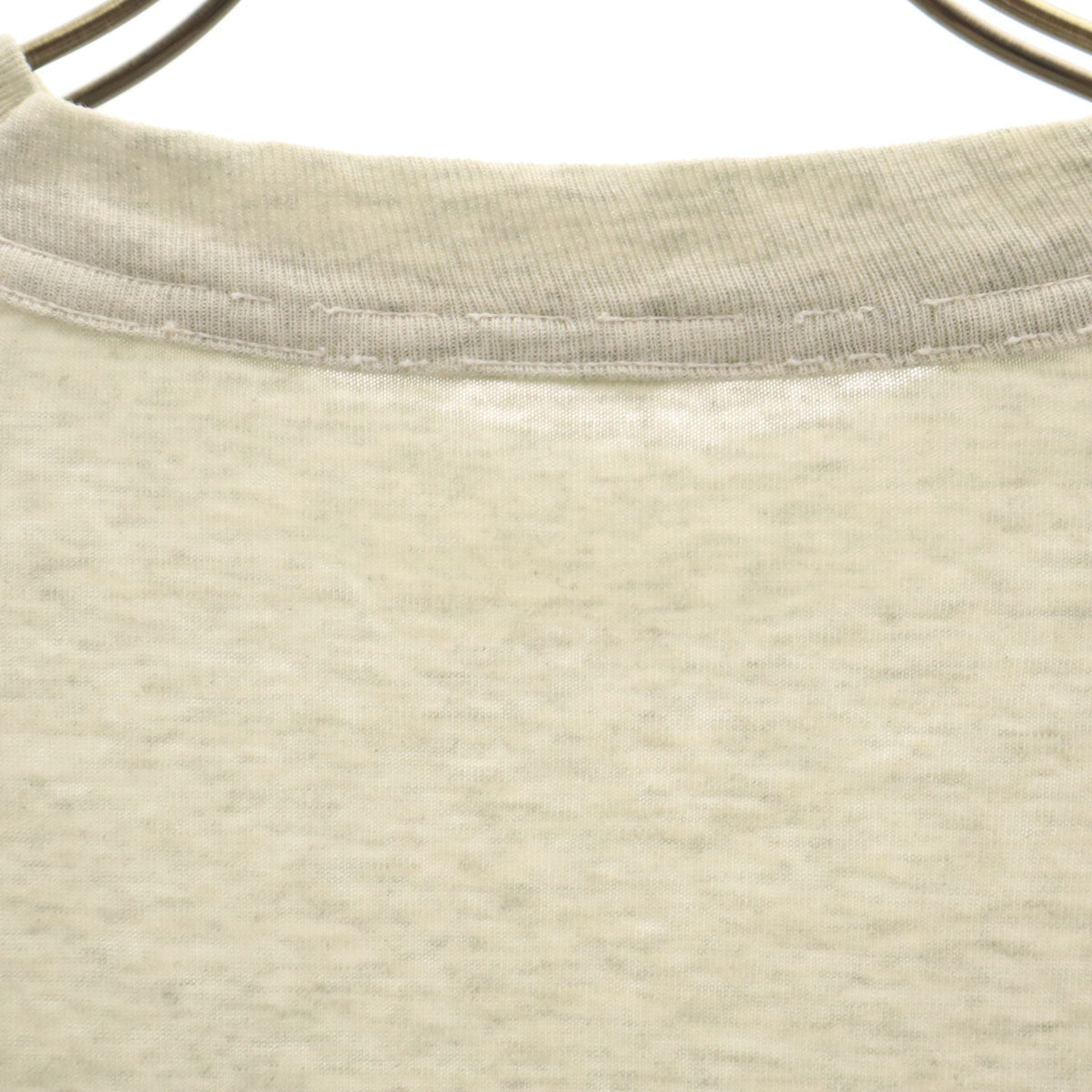 OLD オールド 90s バックプリント 半袖 Tシャツ グレー シングルステッチ アニマル メンズ