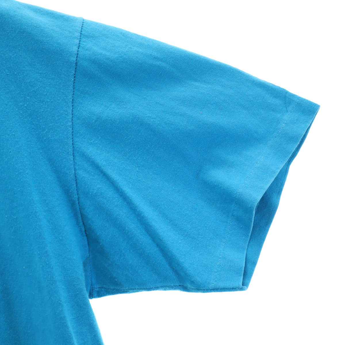 STEDMAN ステッドマン 90s USA製 オールド フィットネスクラブ ベアプリント 半袖 Tシャツ L 水色 企業モノ クマ アニマル メンズ