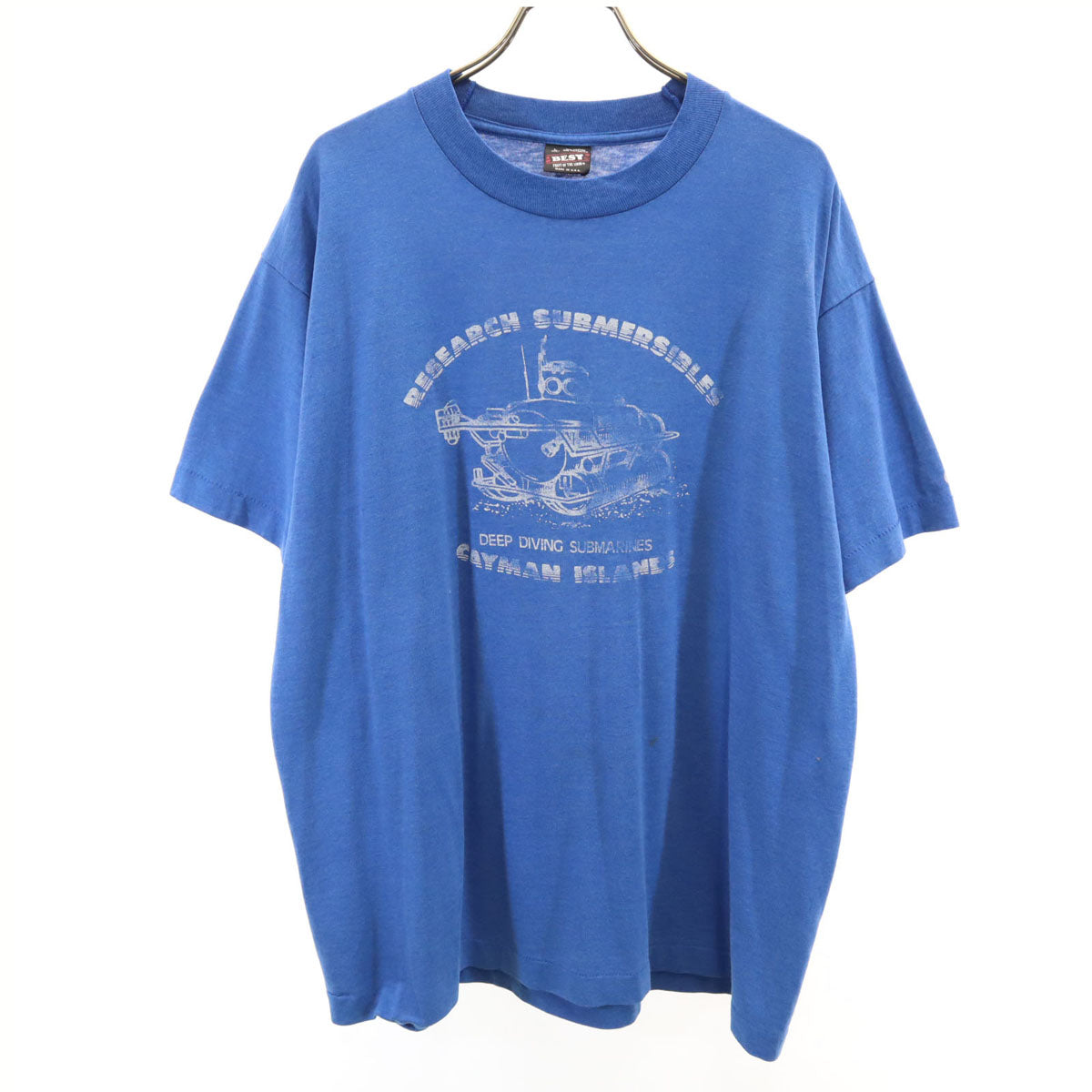 FRUIT OF THE LOOM フルーツオブザルーム 90s USA製 オールド 半袖 Tシャツ L ブルー BEST シングルステッチ メンズ