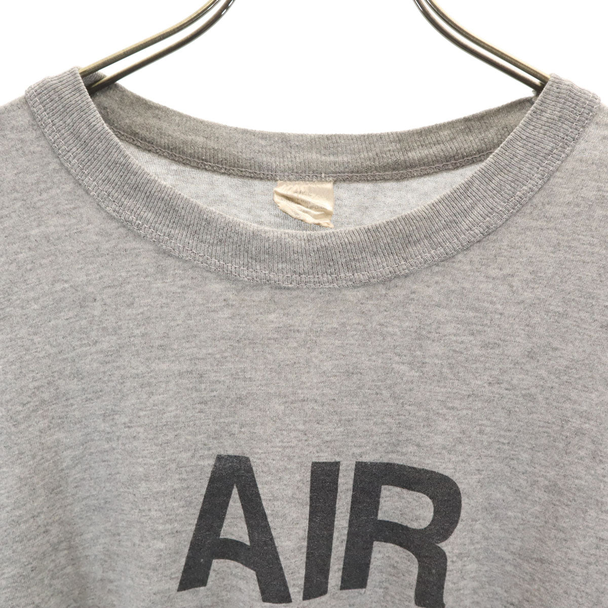 OLD オールド 90s USA製 半袖 Tシャツ グレー シングルステッチ メンズ