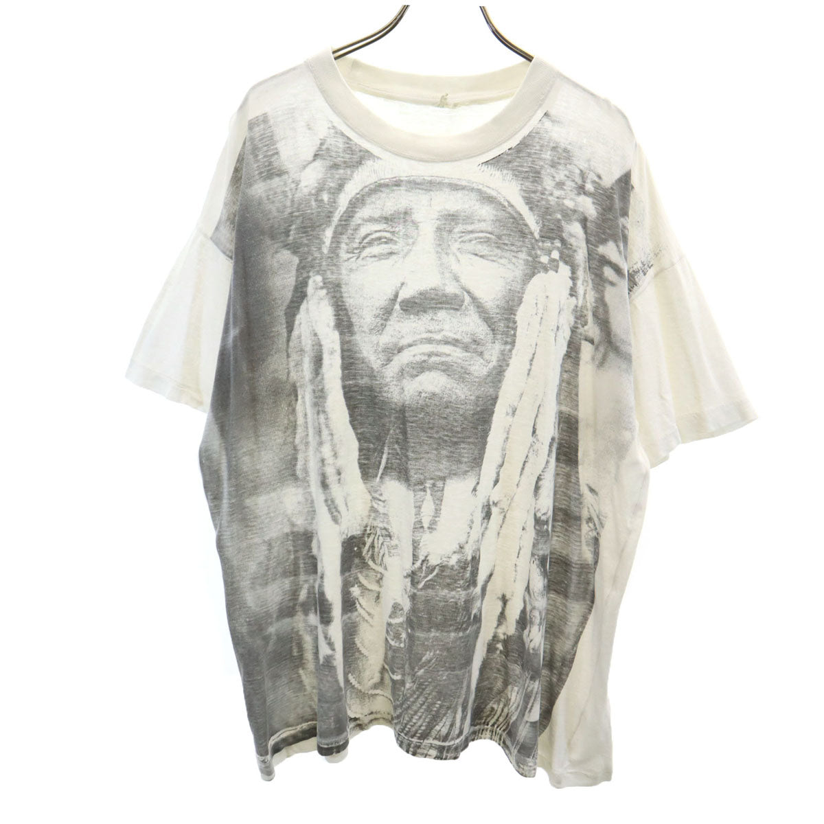 OLD オールド 90s 半袖 Tシャツ 白系 シングルステッチ メンズ