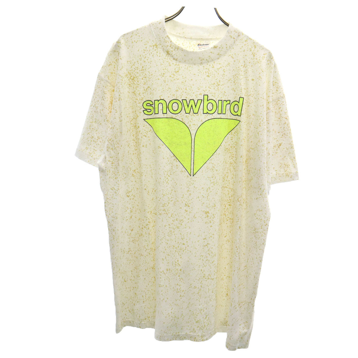 STEDMAN ステッドマン 90s USA製 オールド 総柄 半袖 Tシャツ XL 白系 メンズ