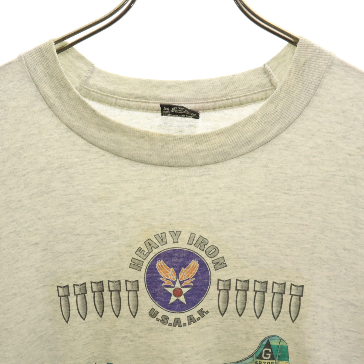 FRUIT OF THE LOOM フルーツオブザルーム 90s USA製 オールド 半袖 Tシャツ XXL グレー BEST ビックサイズ シングルステッチ メンズ