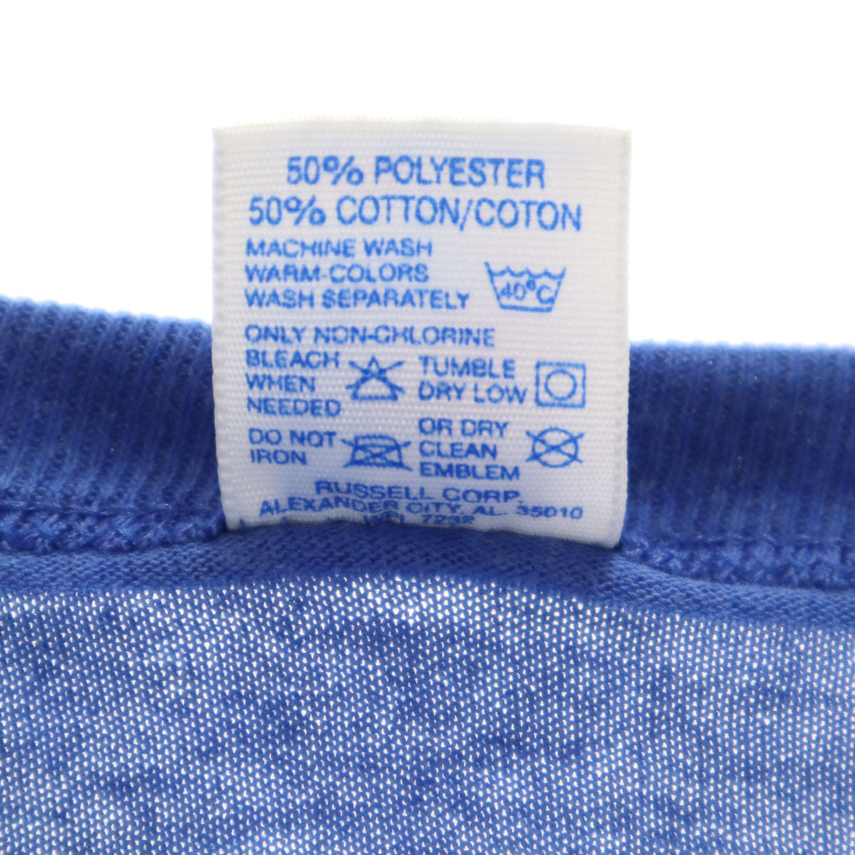RUSSELL ATHLETIC ラッセルアスレチック 90s USA製 オールド 半袖 Tシャツ XL ブルー メンズ