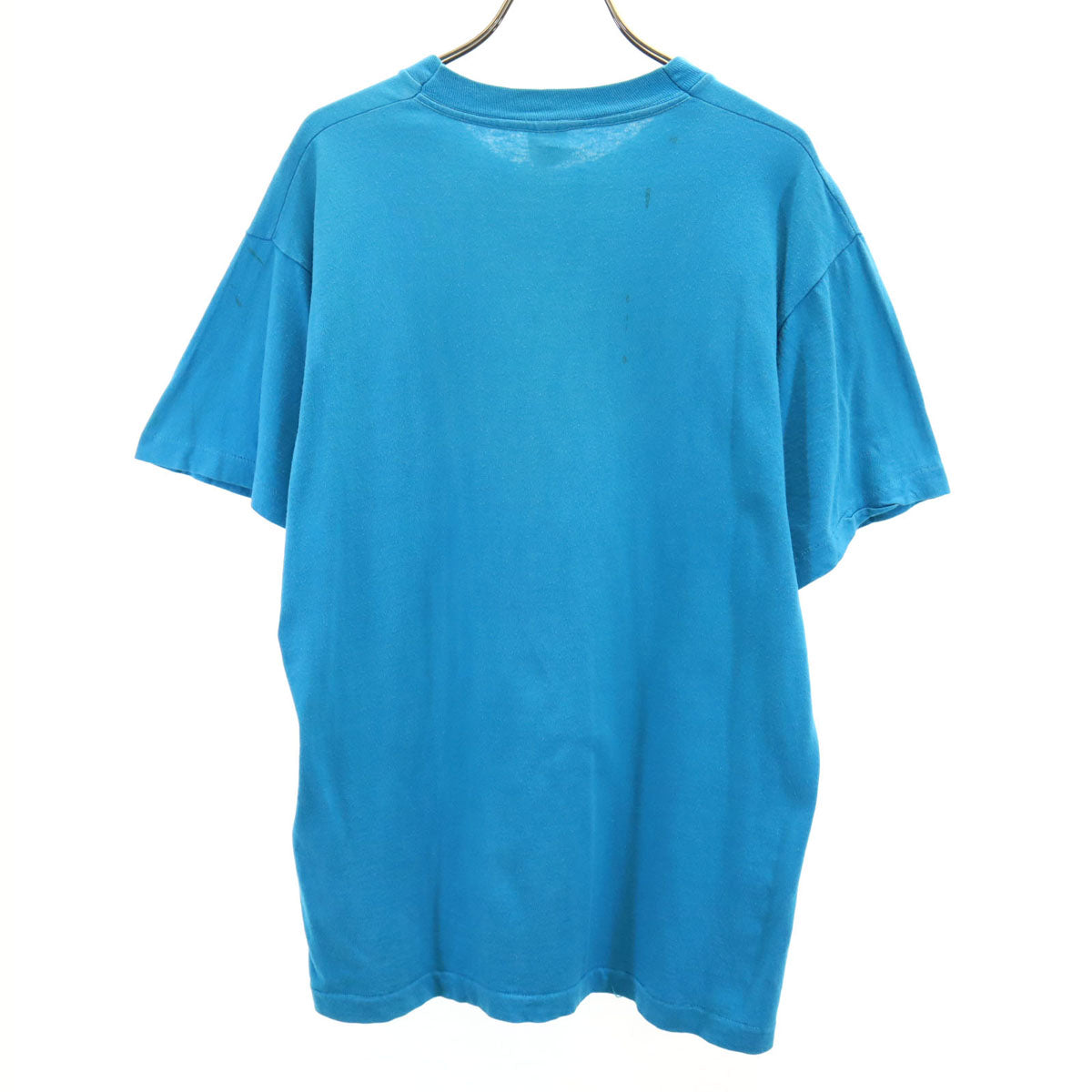 FRUIT OF THE LOOM フルーツオブザルーム 90s USA製 オールド 半袖 Tシャツ L ブルー系 シングルステッチ メンズ