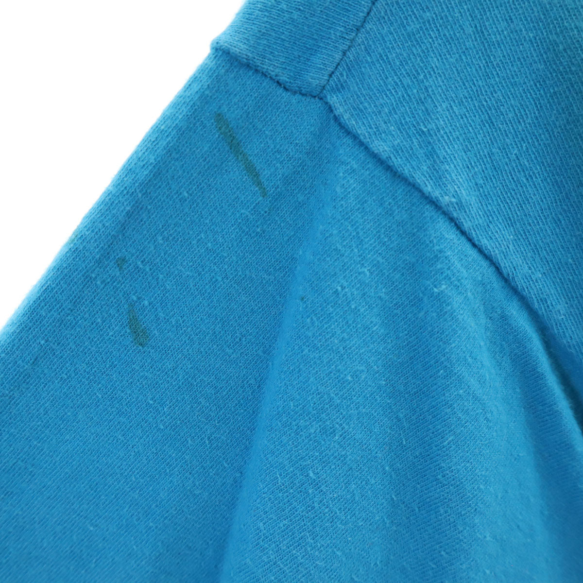 FRUIT OF THE LOOM フルーツオブザルーム 90s USA製 オールド 半袖 Tシャツ L ブルー系 シングルステッチ メンズ