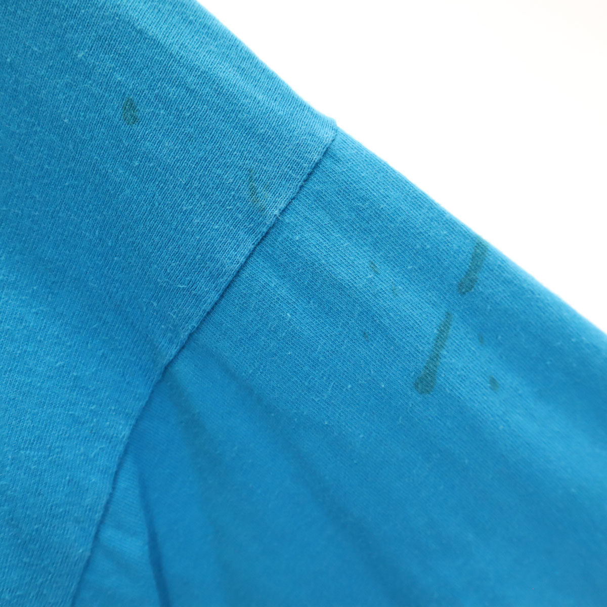FRUIT OF THE LOOM フルーツオブザルーム 90s USA製 オールド 半袖 Tシャツ L ブルー系 シングルステッチ メンズ