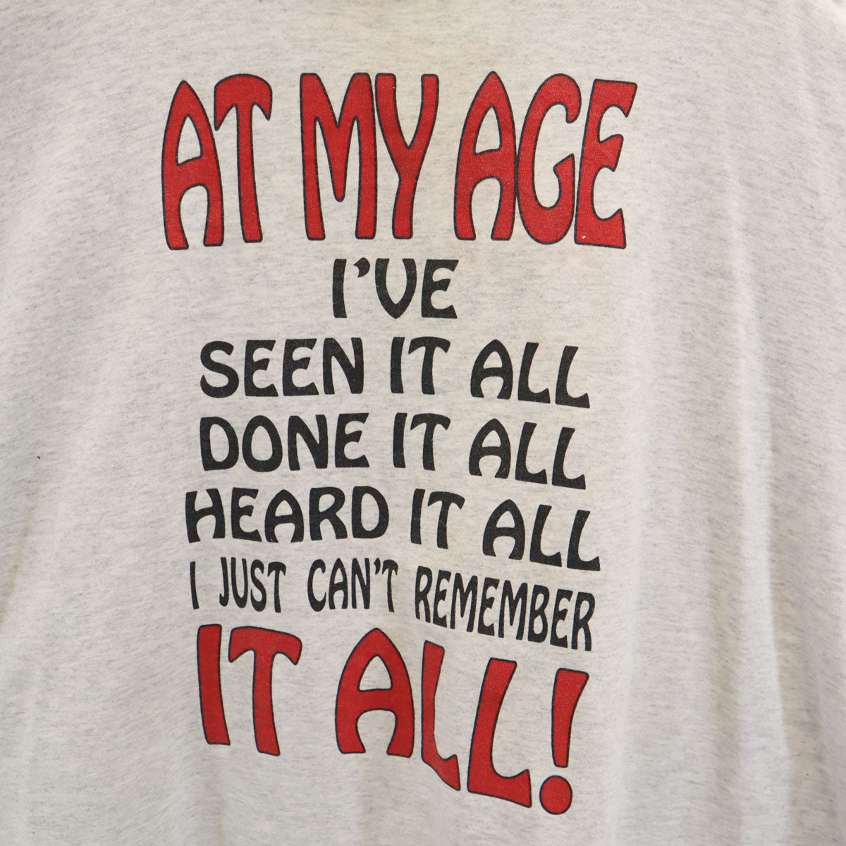 SIGNAL SPORTS シグナルスポーツ 90s USA製 オールド メッセージプリント 半袖 Tシャツ XXL グレー レイヤード ビッグサイズ メンズ