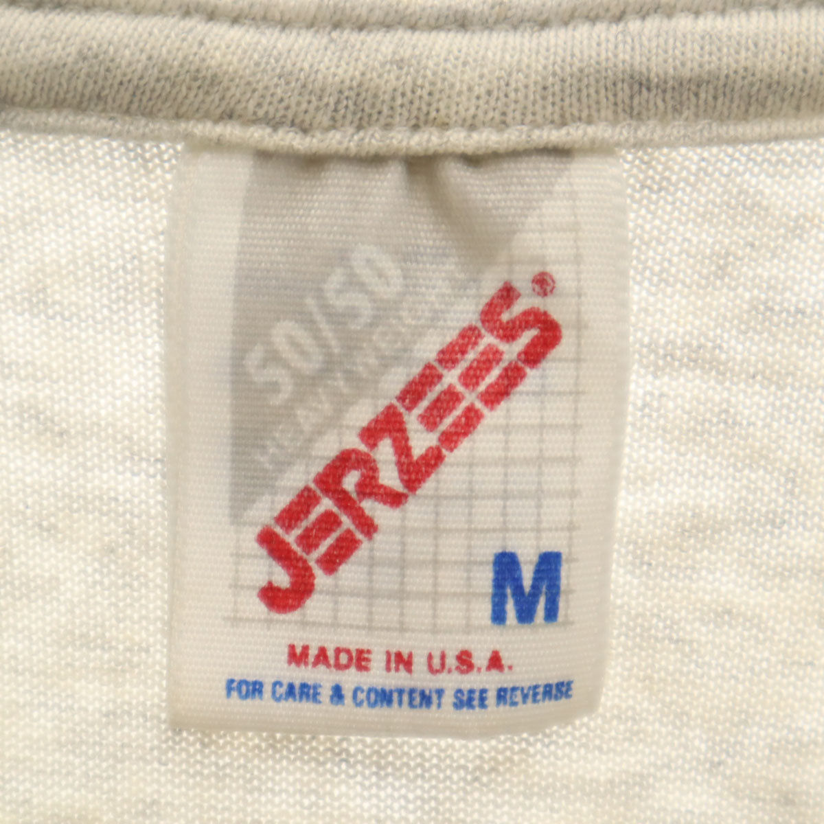 JERZEES ジャージーズ 90s USA製 オールド SPARTAN 半袖 Tシャツ M グレー バスケットボール メンズ