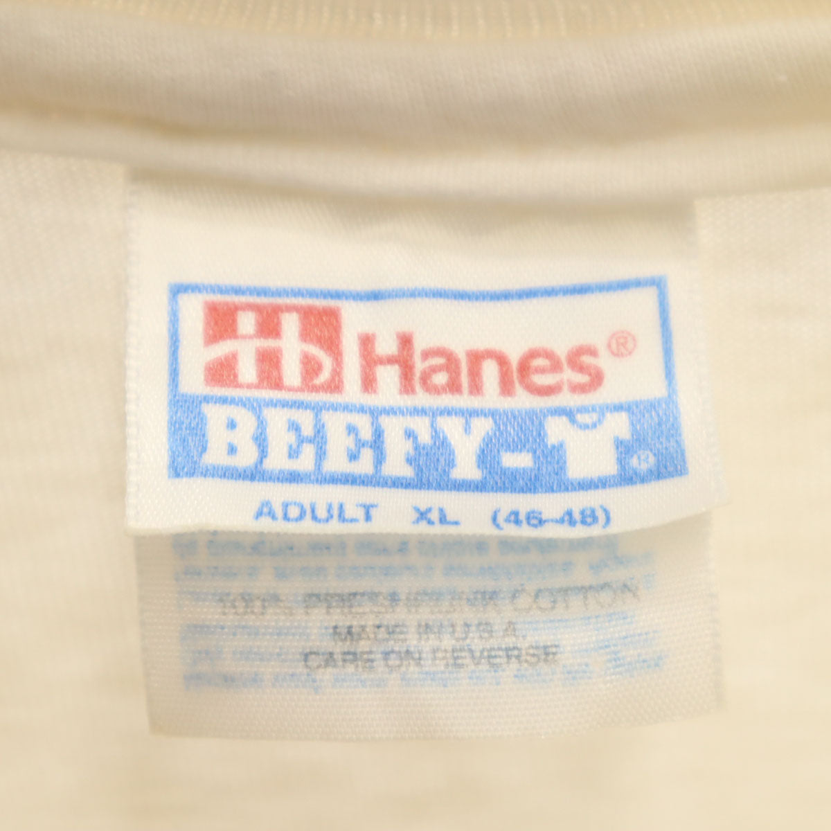 Hanes ヘインズ 90s USA製 オールド AJAX Tools 半袖 Tシャツ XL アイボリー シングルステッチ メンズ