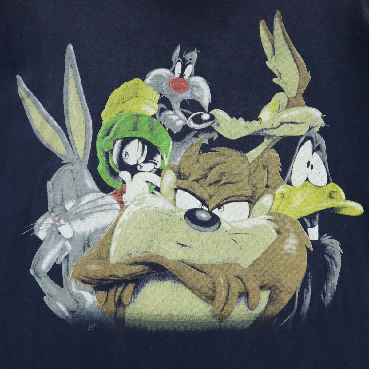 LOONEY TUNES ルーニーテューンズ プリント 半袖 Tシャツ L(14-16) ネイビー キッズ