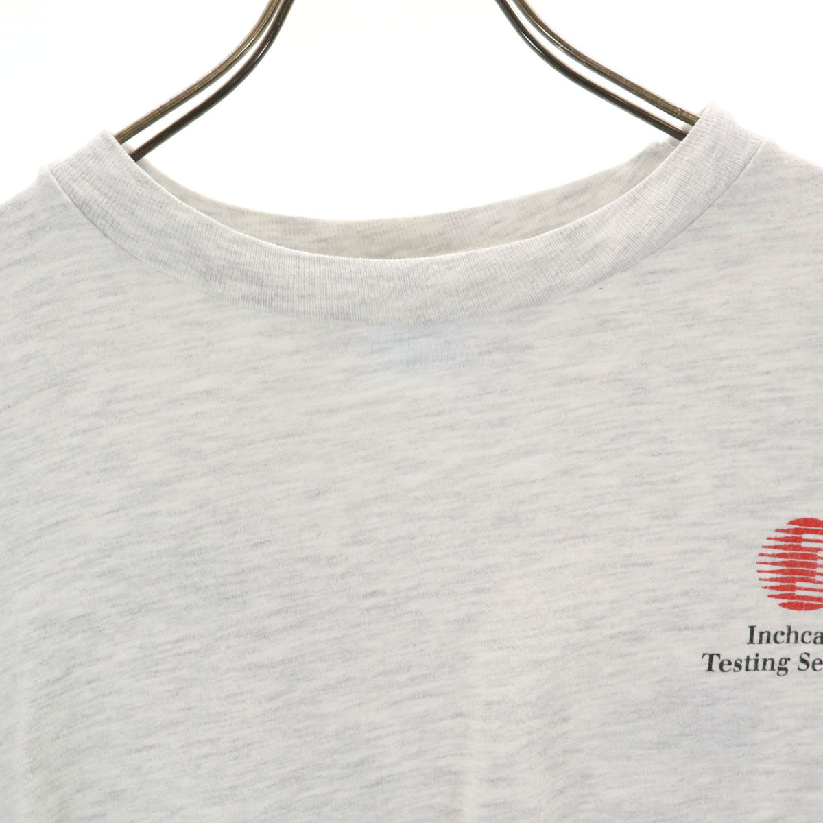 Hanes ヘインズ 90s BEEFY-T USA製 オールド 半袖 Tシャツ XL グレー系 シングルステッチ バックプリント メンズ