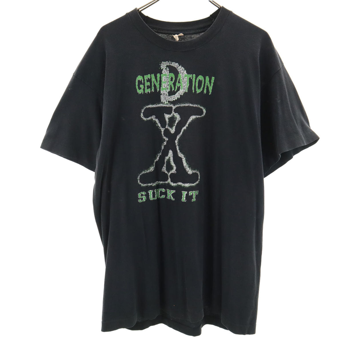 SCREEN STARS スクリーンスターズ 90s オールド 半袖 Tシャツ L ブラック系 シングルステッチ メンズ